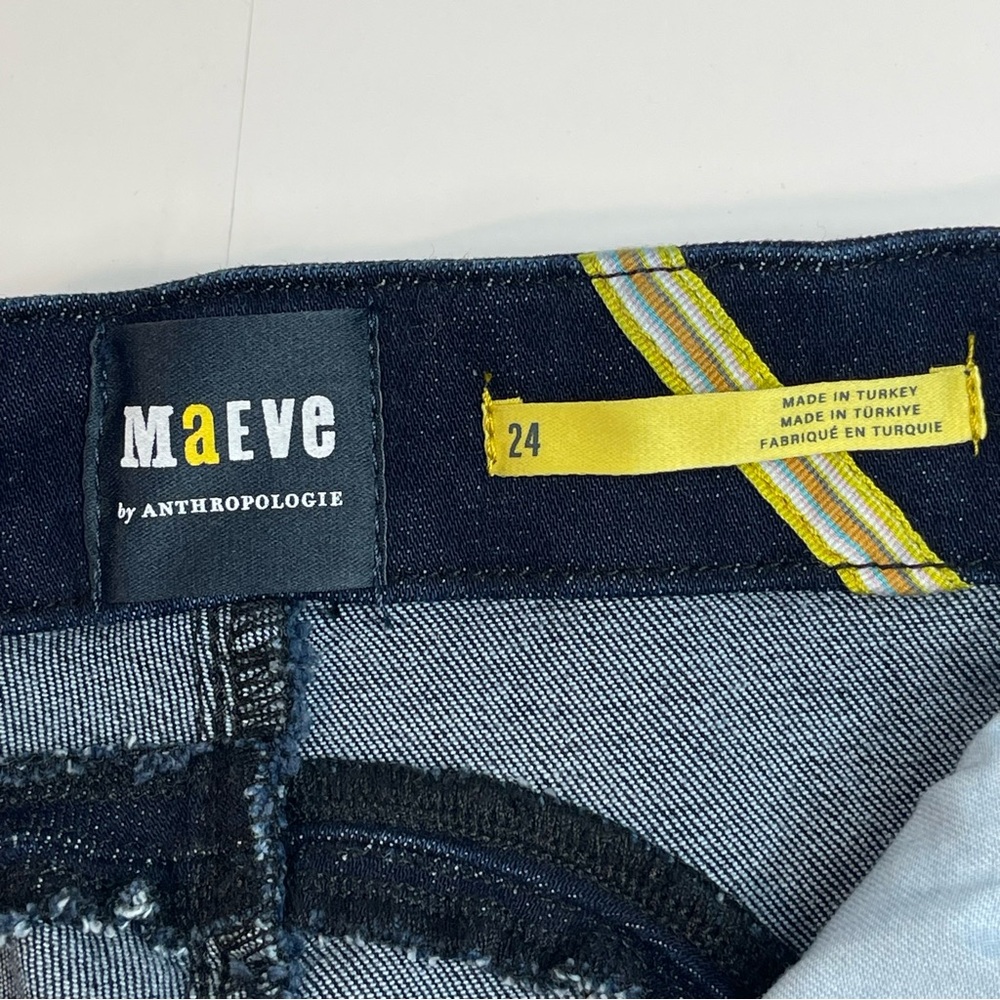 Anthropologie Maeve Women’s Dark Denim Jeans NWOT Size 24 (US 00) - Picture 5 of 9